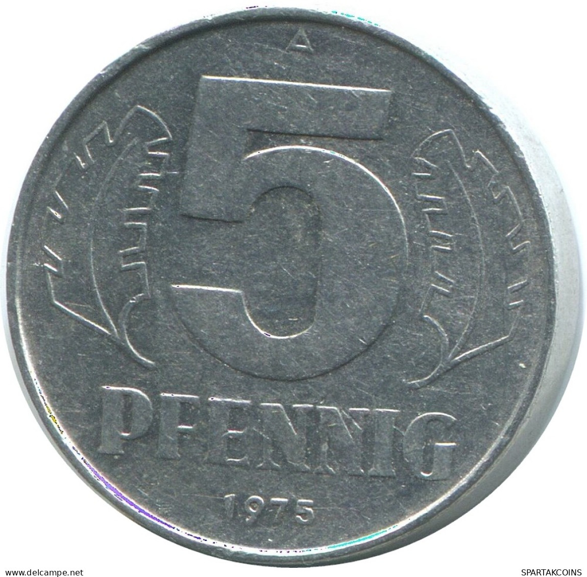 5 PFENNIG 1975 A DDR EAST GERMANY Coin #AE008.U - 5 Pfennig