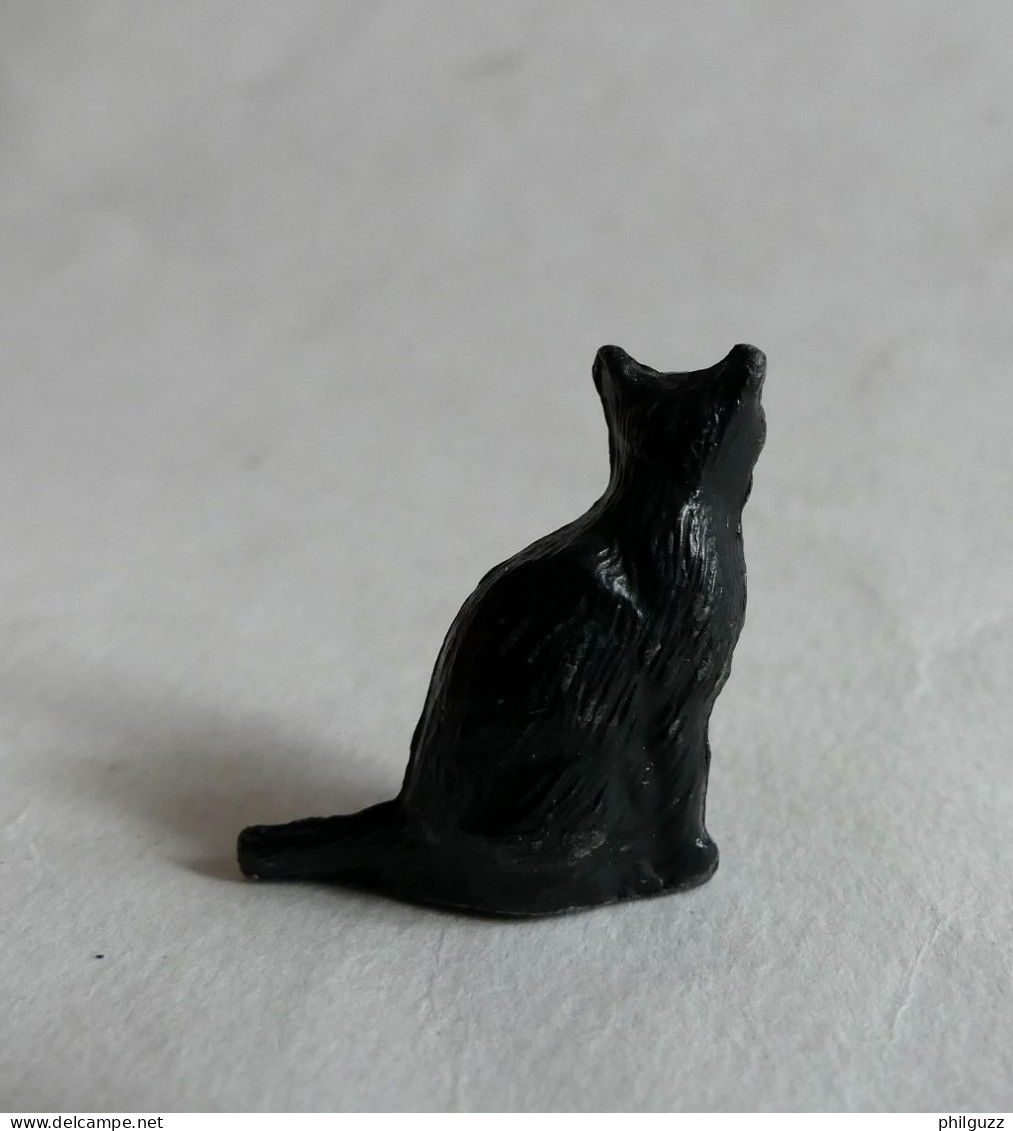 FIGURINE MARQUE INCONNUE CHAT NOIR (2) Pas Clairet Starlux Cyrnos - Katzen