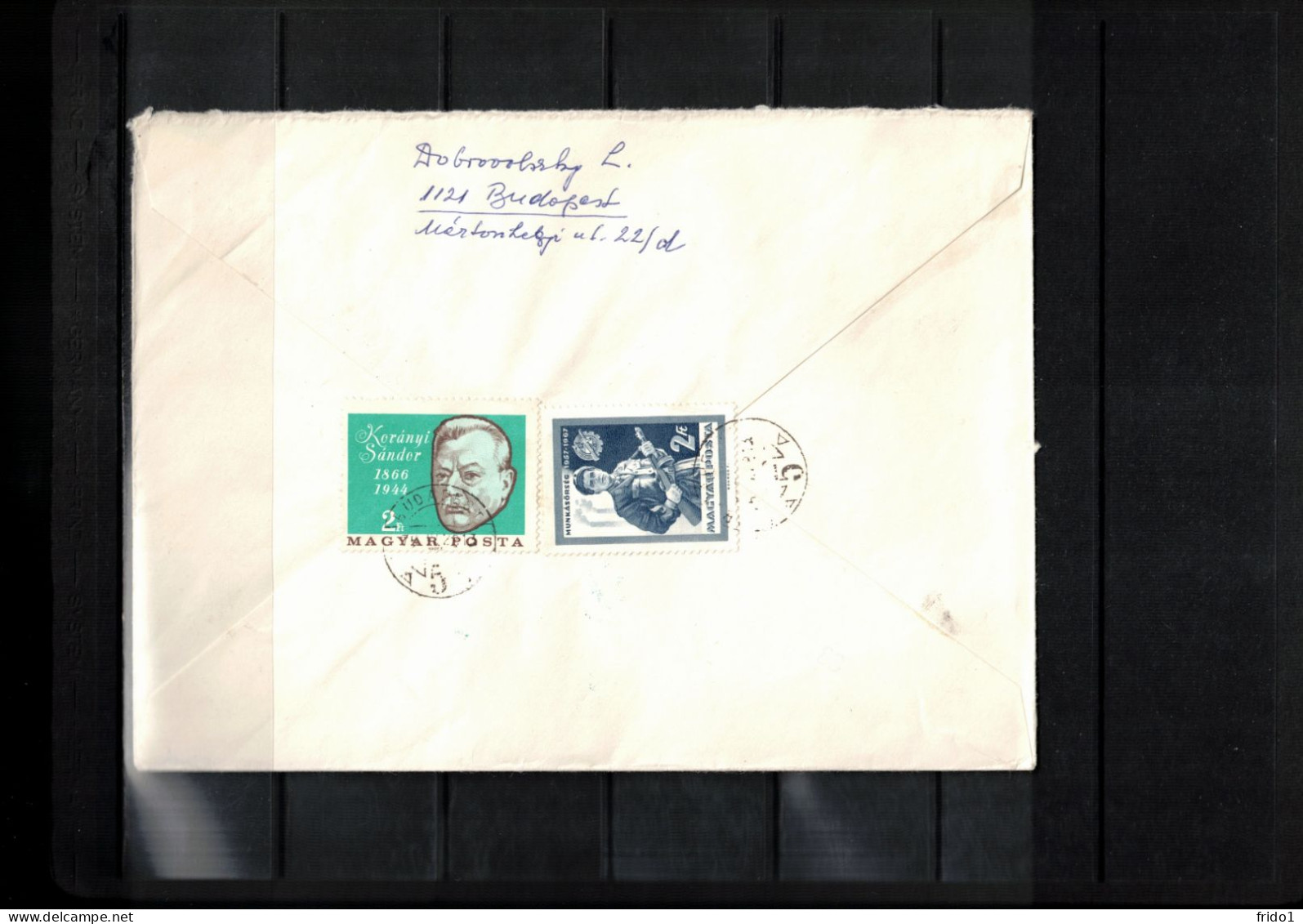 Hungary 1975 Michelangelo Block On Registered Letter - Covers & Documents