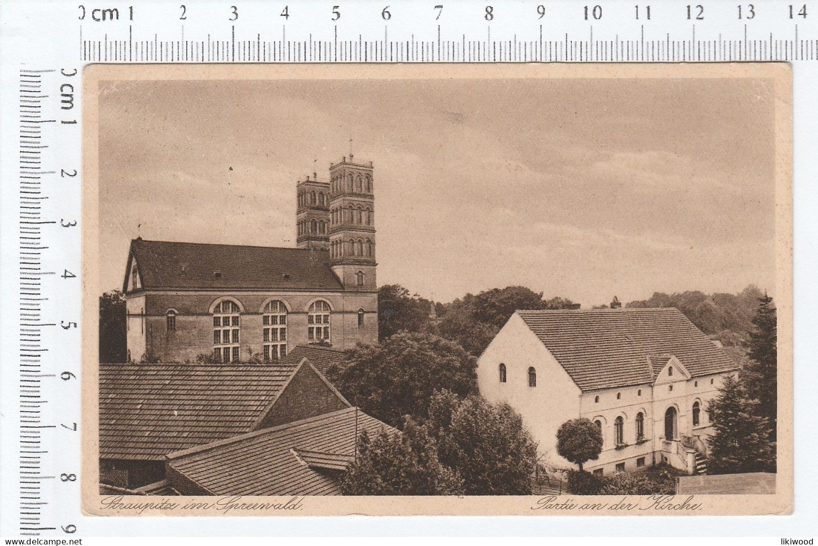 Straupitz Im Spreewald - Partie An Der Kirche - 1929 - Straupitz