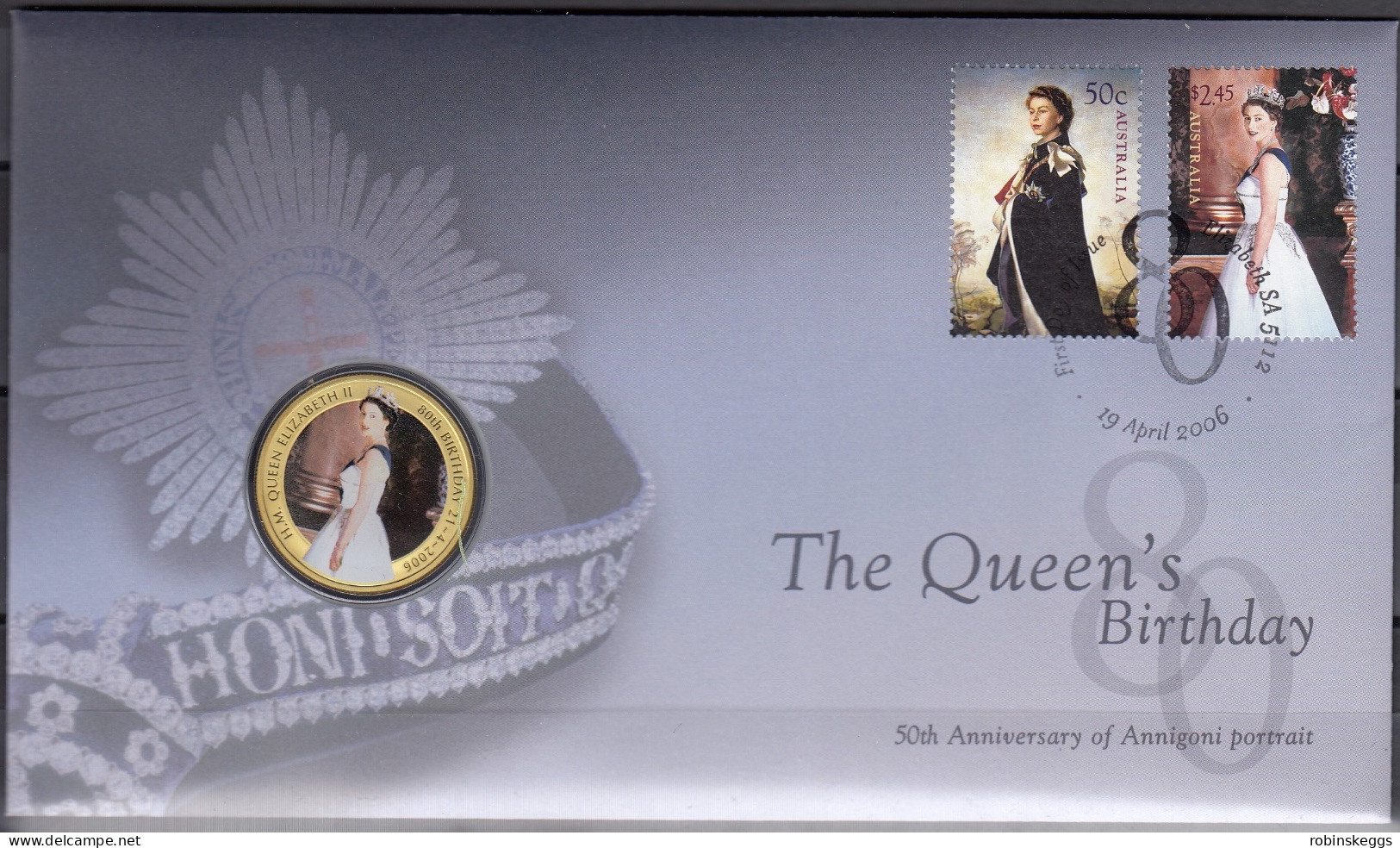 Australia PNC 2006 The Queen's 80th Birthday - Dollar