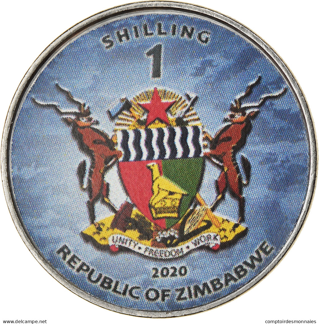 Monnaie, Zimbabwe, Shilling, 2020, Sous-marins - Kilo-Class, SPL, Nickel Plated - Zimbabwe