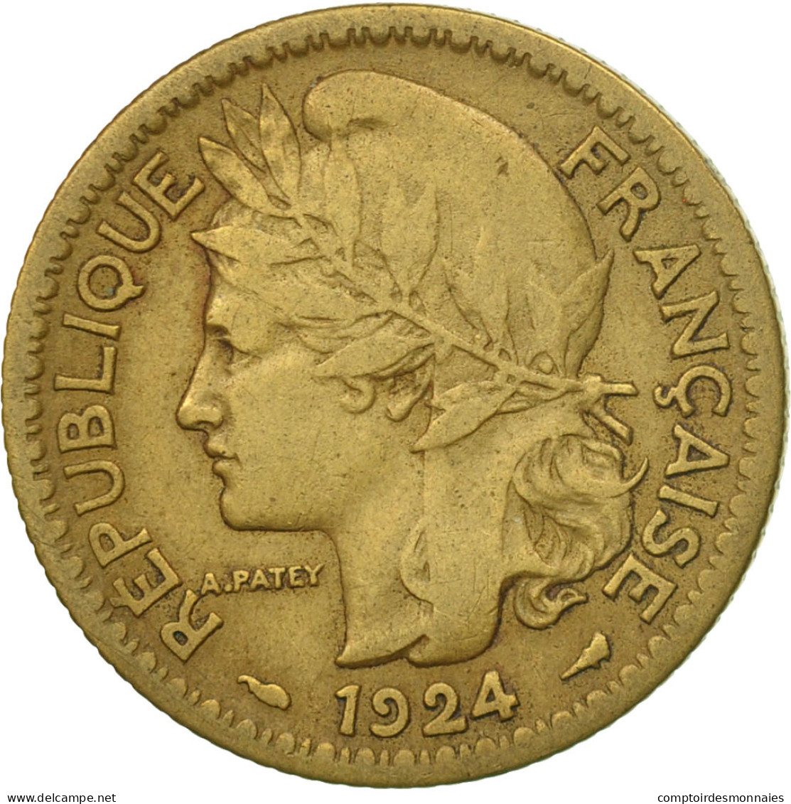 Monnaie, Togo, Franc, 1924, Paris, TTB, Aluminum-Bronze, KM:2 - Togo