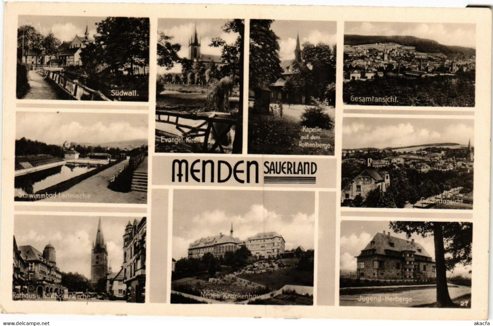 CPA AK Menden -Scenes GERMANY (858077) - Menden