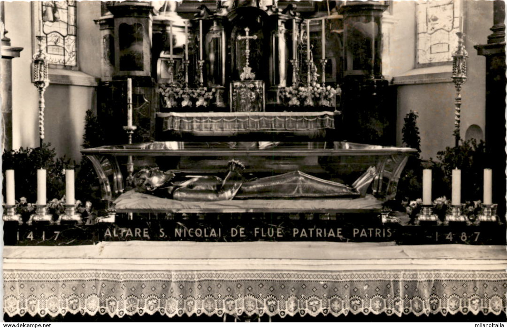 Sachseln - Altar Des Hl. Bruder Klaus (632) * 26. 9. 1963 - Sachseln