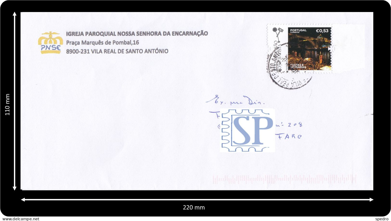 Portugal 2020 Festas E Romarias São João Batista Ribeira Porto Igreja Paroquial Nossa Senhora Da Encarnação - Covers & Documents