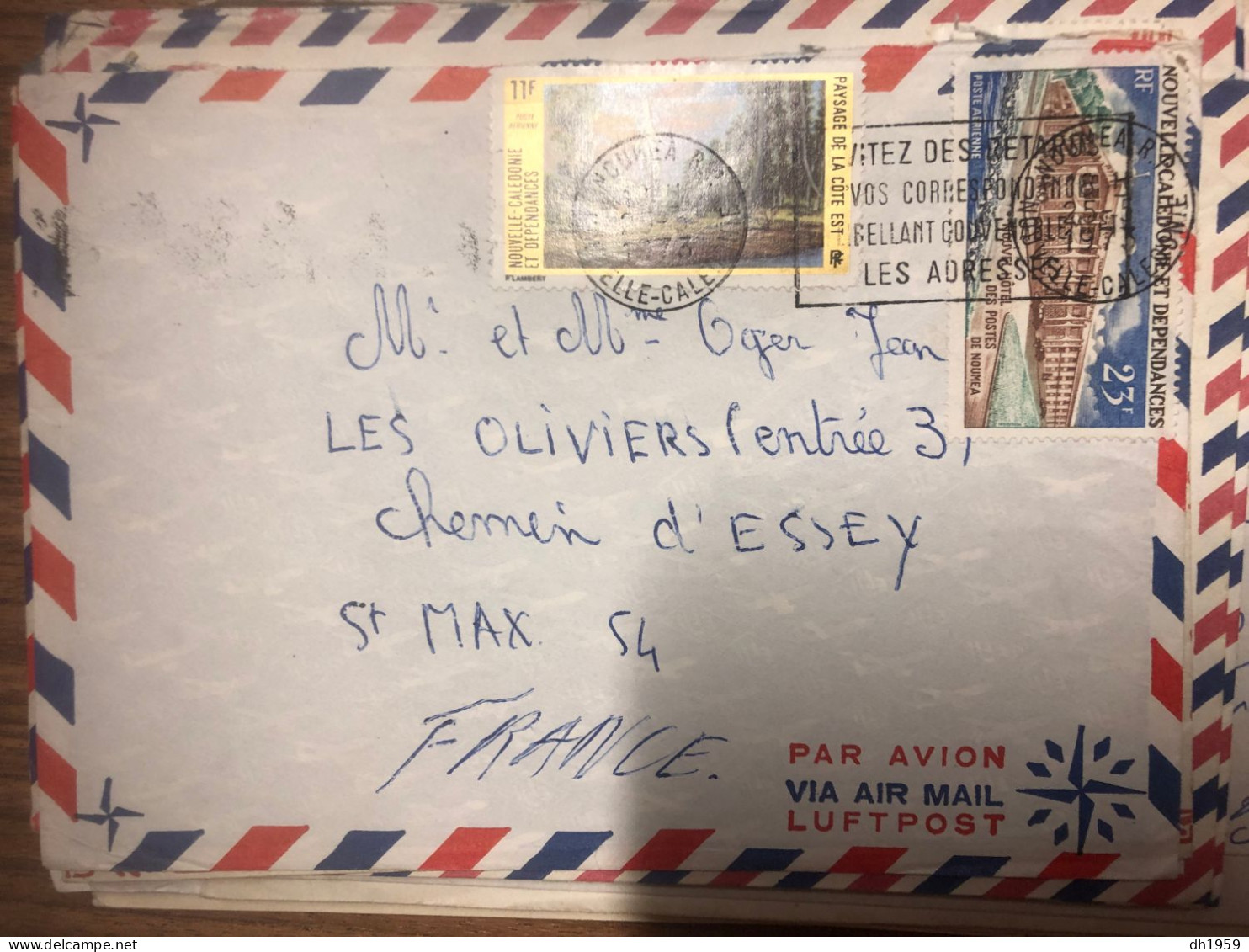 NOUVELLE - CALEDONIE NOUMEA RIVIERE SALEE MONTRAVEL KUTO LOT DE 57 ENVELOPPES ET CARTES