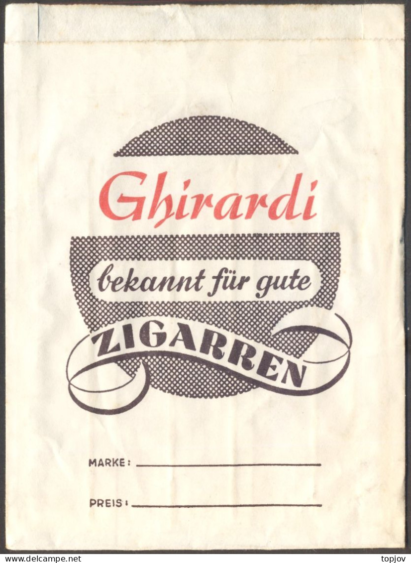 GERMANY - ZIGARREN-FACHGESCHÄFT  C. GHIRARDI - STUTTGARTER ZIGGAREN CLUB - Cc 1930 - Contenitori Di Tabacco (vuoti)