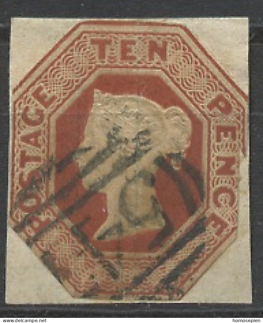 Grande Bretagne - Great Britain - Großbritannien 1847-54 Y&T N°6 - Michel N°6 (o) - 10p Reine Victoria - Used Stamps