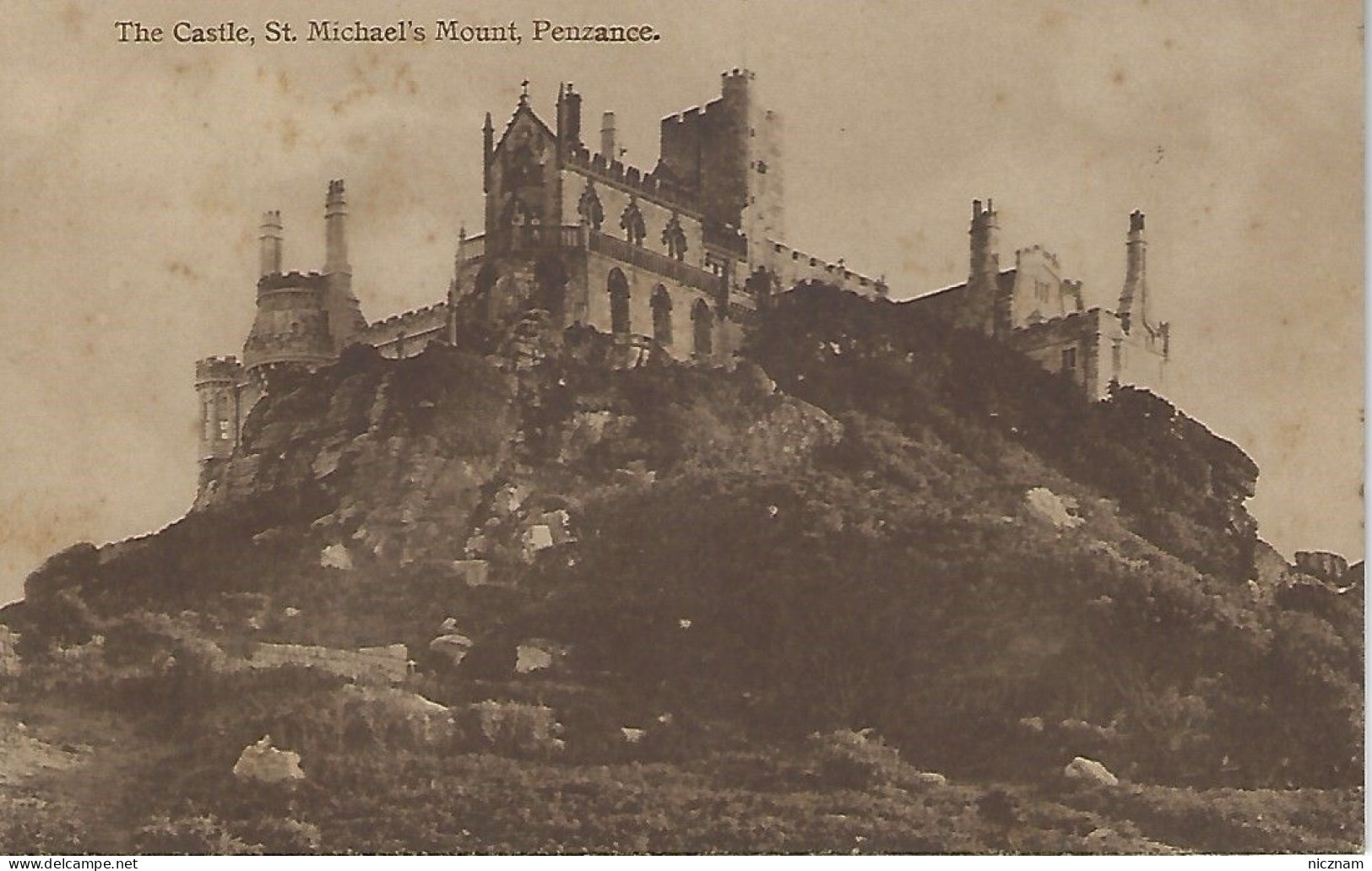 CPA The Castle, St. Michael's Mount, Penzance, Cornouailles, Angleterre (non Circulée) - St Michael's Mount