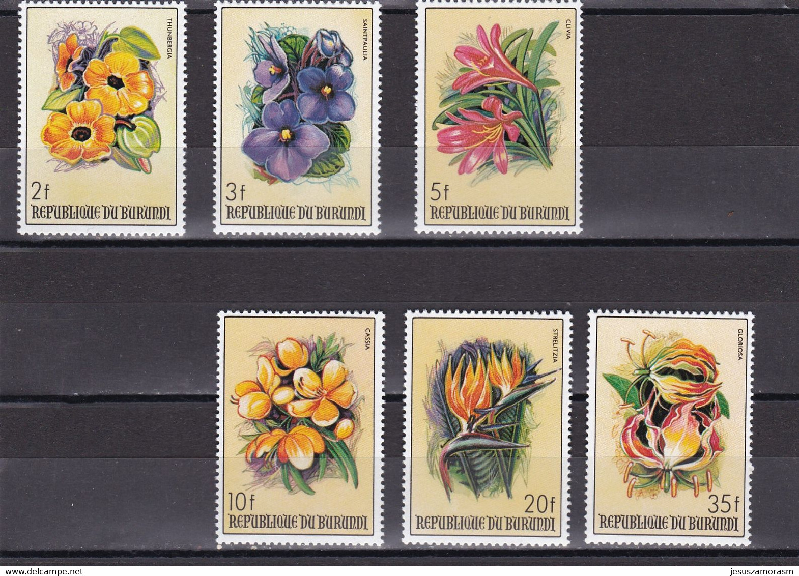 Burundi Nº 916 Al 921 - Unused Stamps