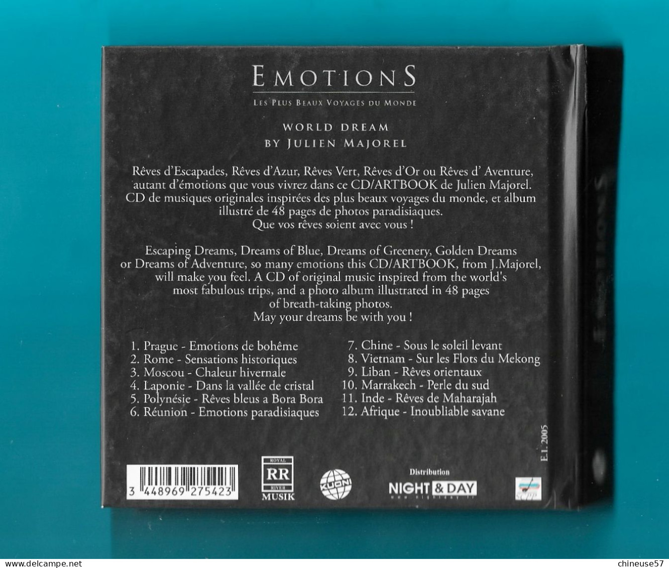 EMOTIONS CD Art Book Julien Majorel Avec Coffret Encens Ambiance De 2005 - Collectors