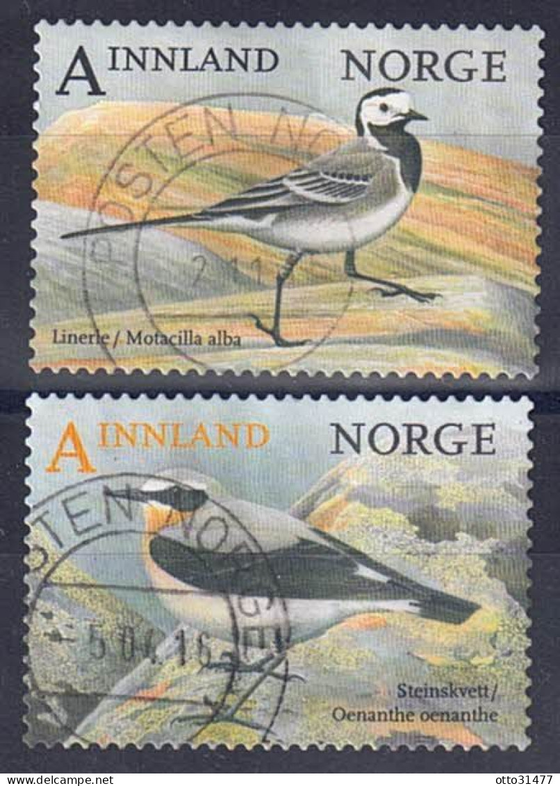 Norwegen 2015 - Vögel, Nr. 1895 - 1896, Gestempelt / Used - Gebraucht