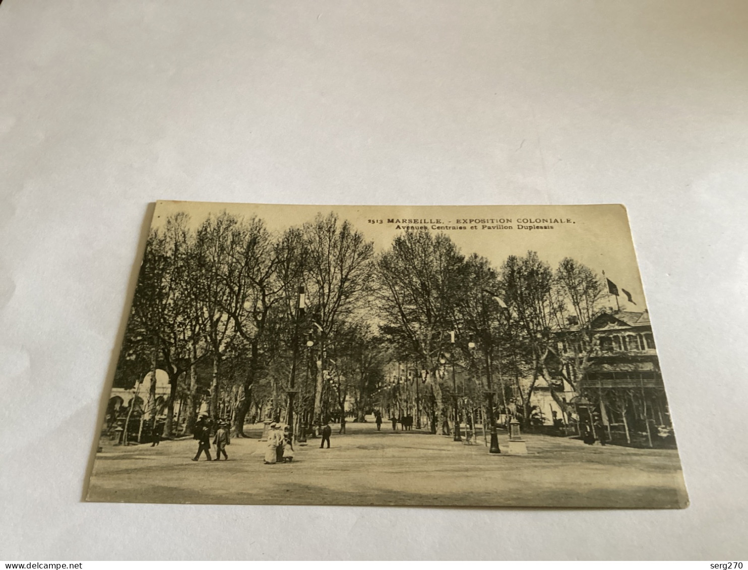 Marseille, Exposition, Coloniale, Avenue Pavillon - Exposition D'Electricité Et Autres