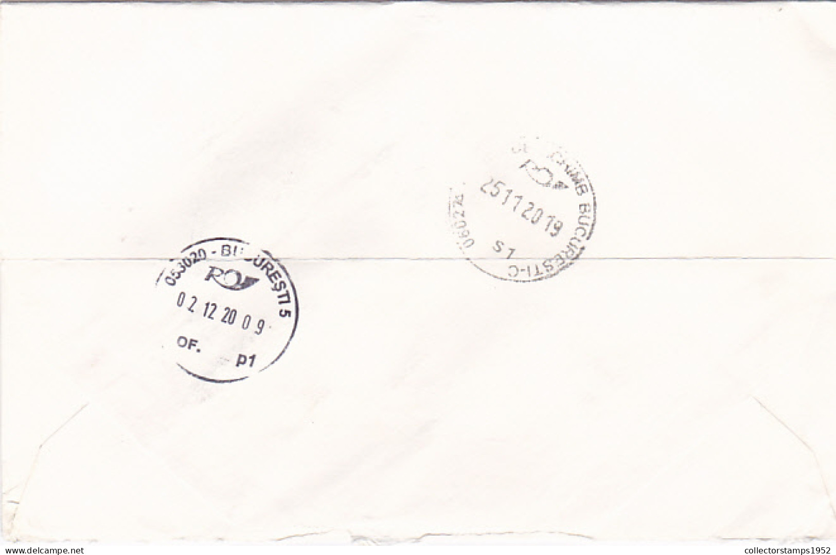 EUROPA CEPT, BIRDS, ARCHITECTURE, FINE STAMPS ON REGISTERED COVER, 2020, TURKEY - Brieven En Documenten