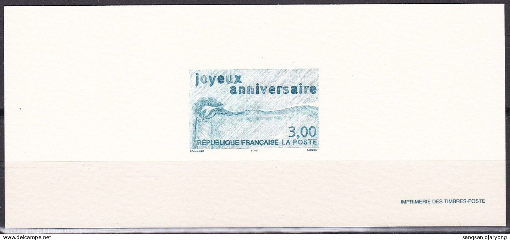 France Sc2633 Happy Birthday, Candle, Deluxe Sheet - Karnaval