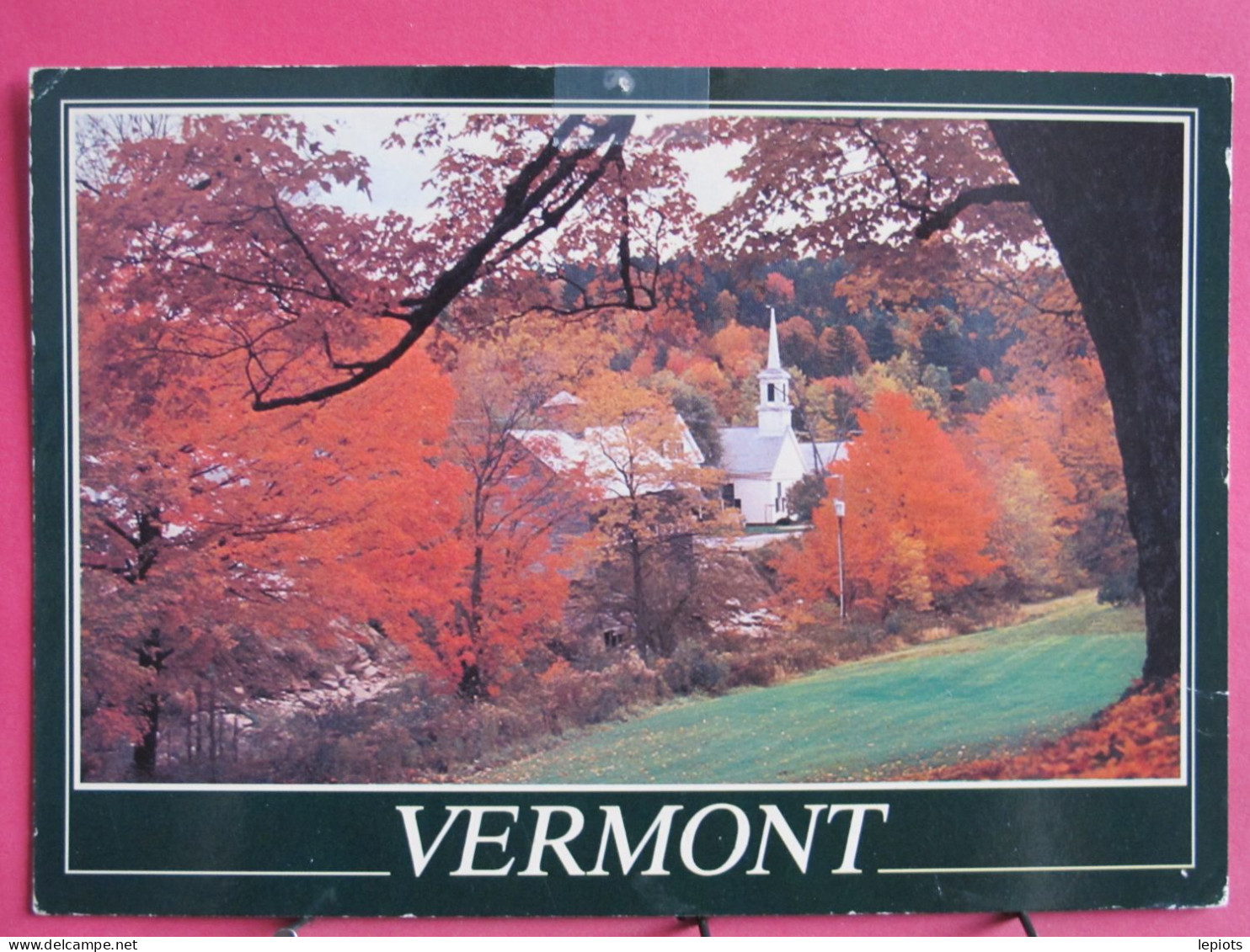 USA - Vermont America's Autumn Showplace - Jolis Timbres Fruits - R/verso - Andere & Zonder Classificatie