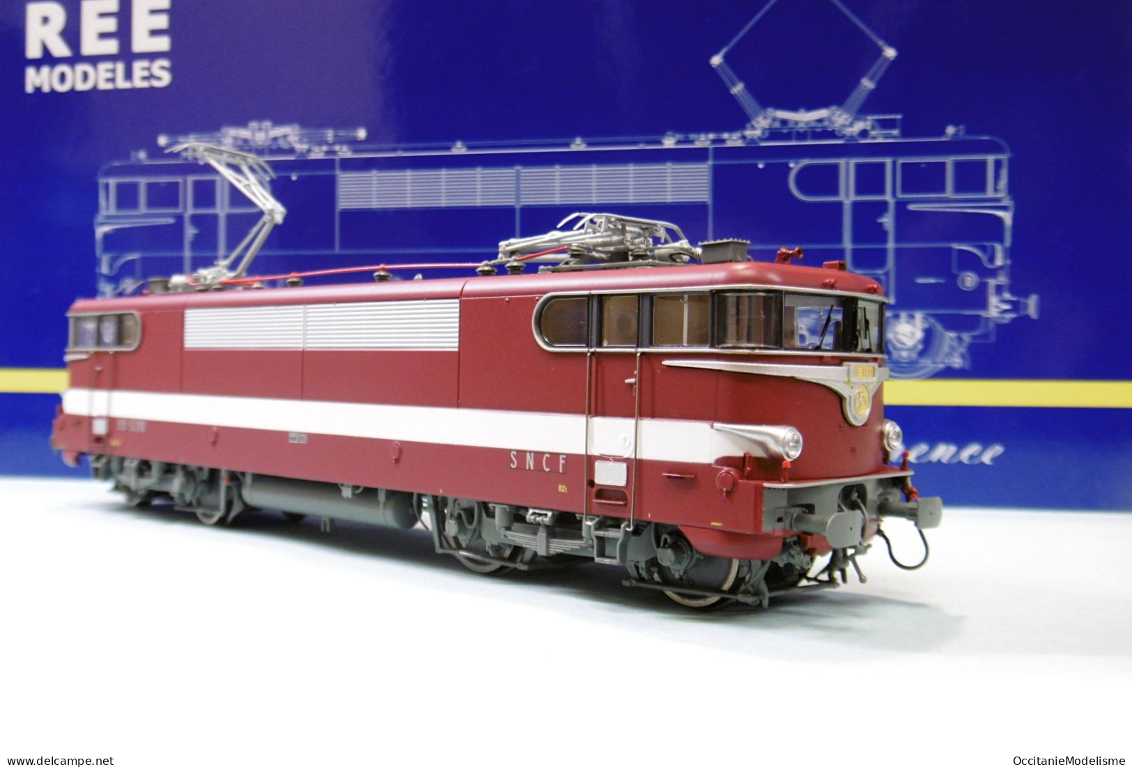 REE - Locomotive Electrique BB 9288 CAPITOLE SNCF ép. III Réf. MB-082 Neuf NBO HO 1/87 - Locomotives