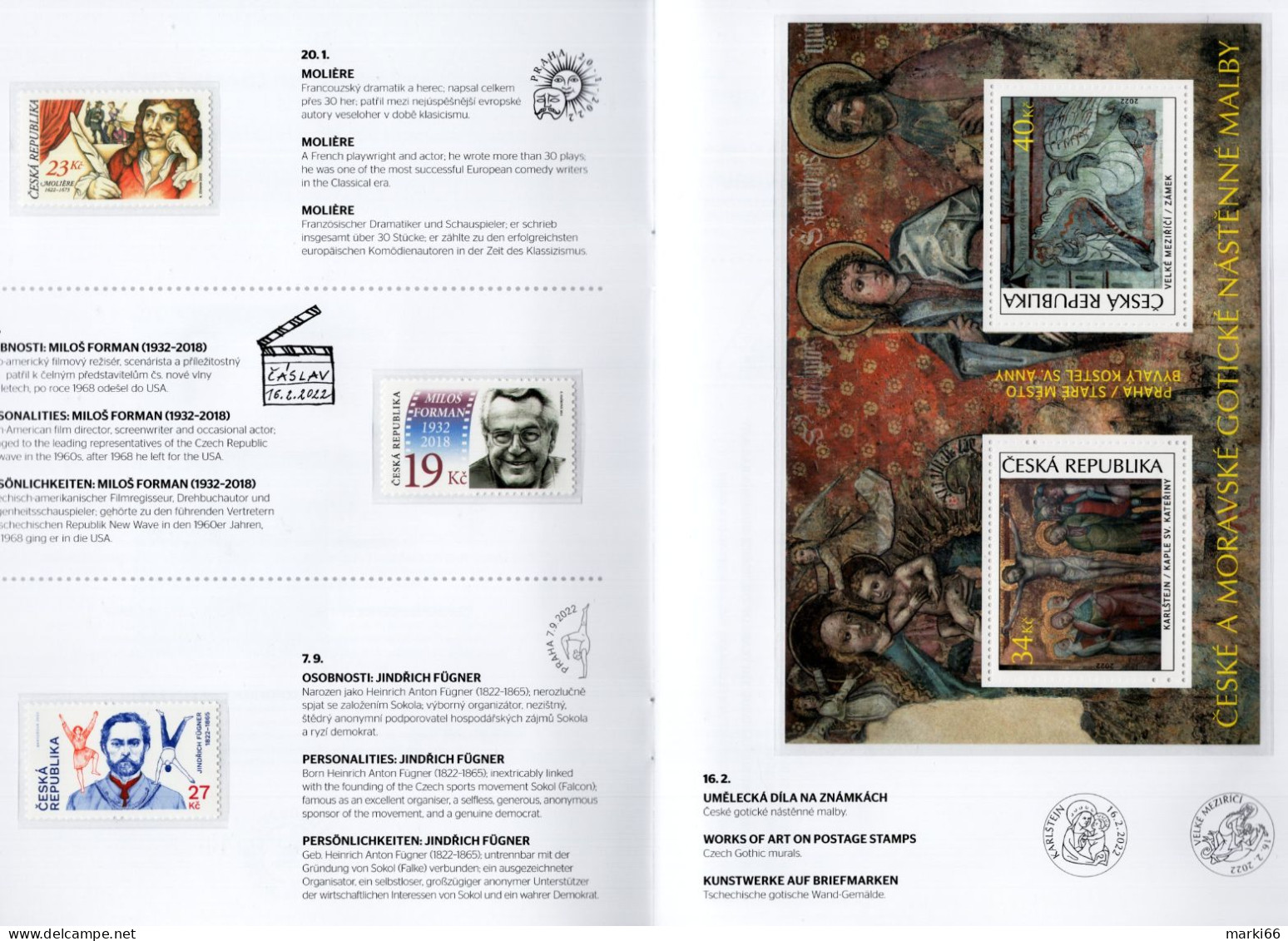 Czech Republic - 2022 - Luxury Complete Year Book - Numbered Year BOOK With Exclusive Blackprint - Años Completos