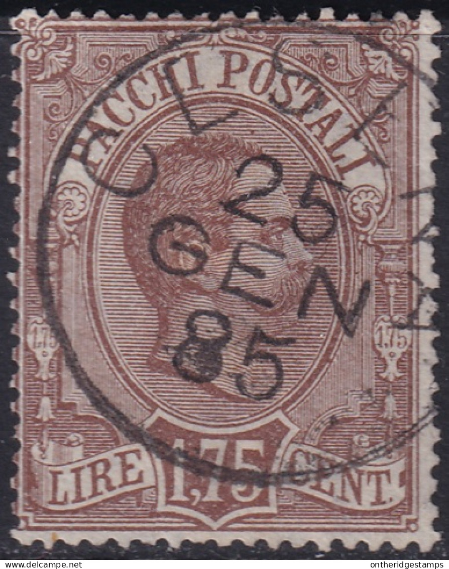 Italy 1884 Sc Q6 Italia Sa Pacchi 6 Parcel Post Used Cesena Cancel - Paketmarken