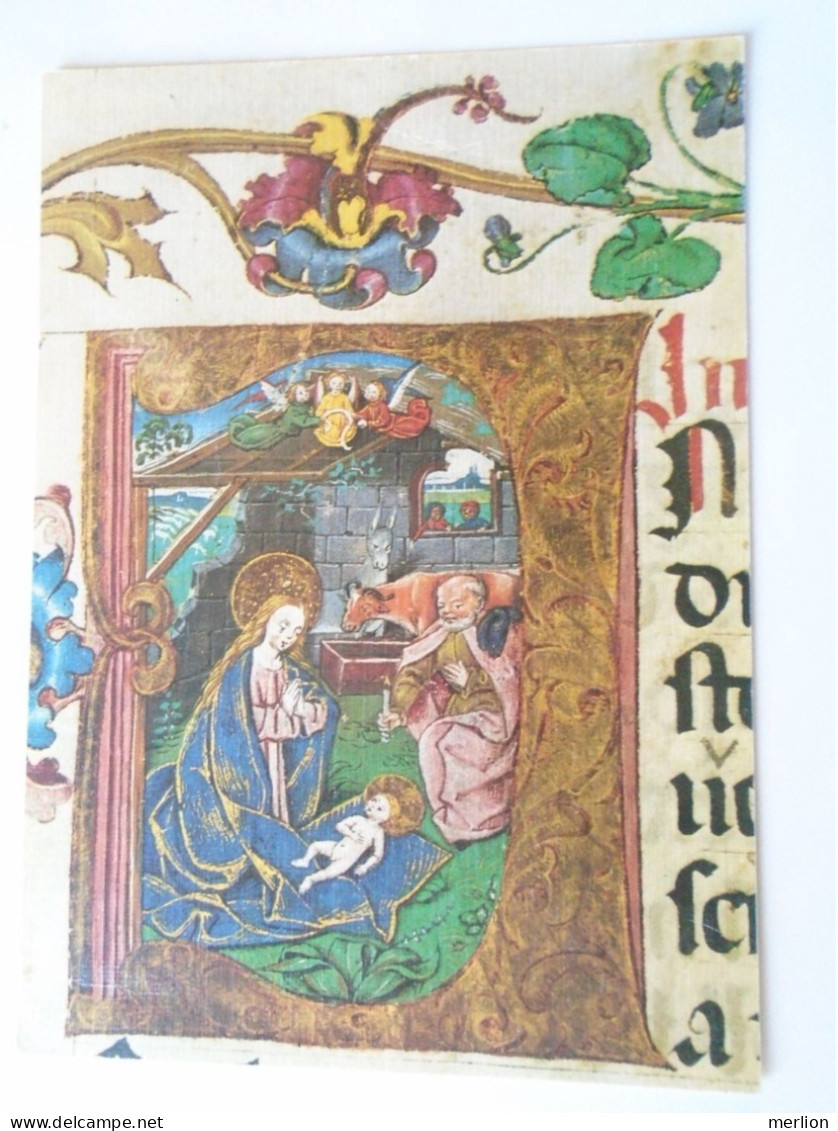 D195201  CPM  Hungary  Esztergom Library Of Cathedral - Evangelistarium Of NEUSTIFT About 1482 - The Nativity 1984 - Libraries