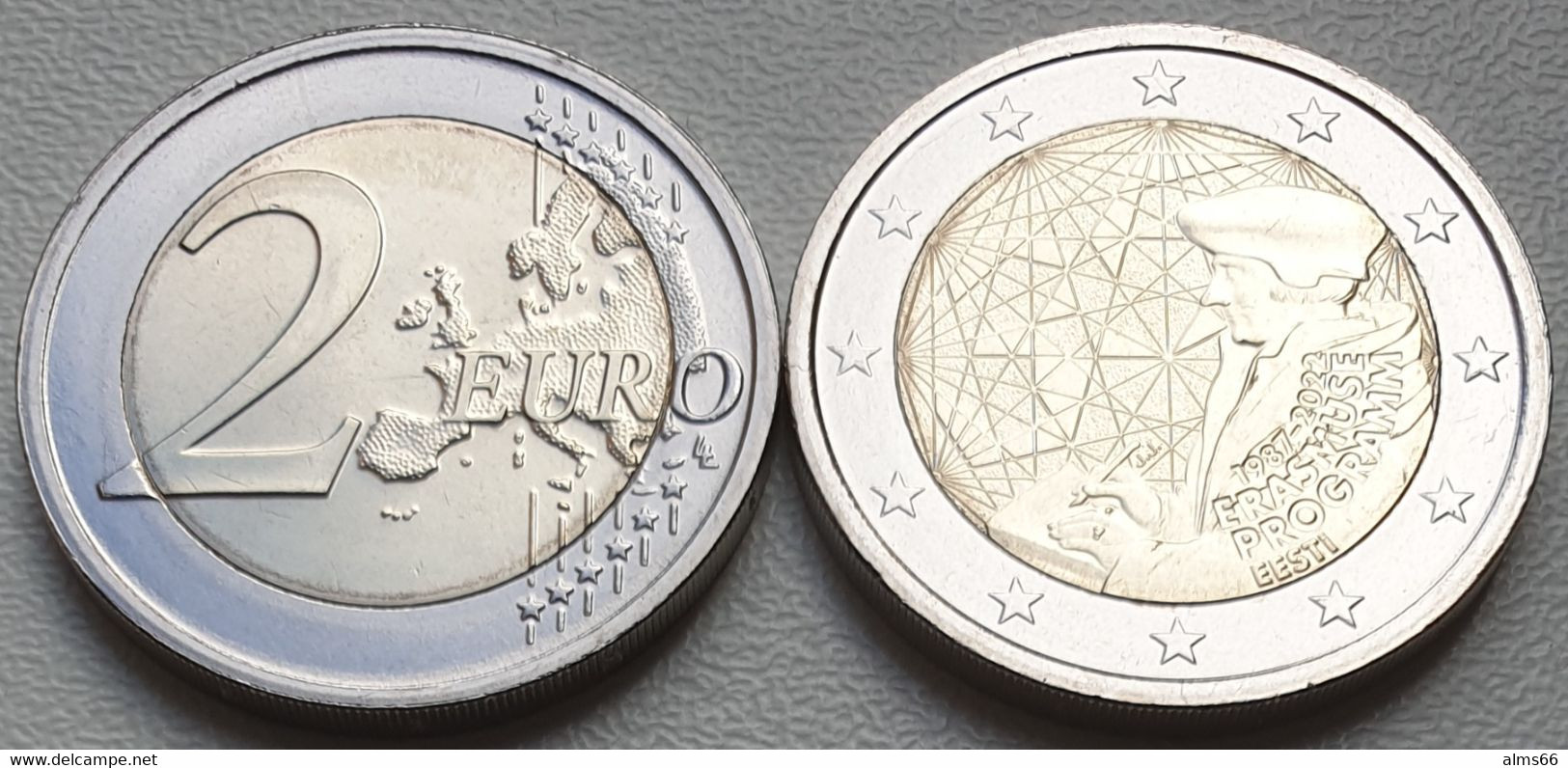 Estonia 2 Euro 2022 UNC > Erasmus - Estonia