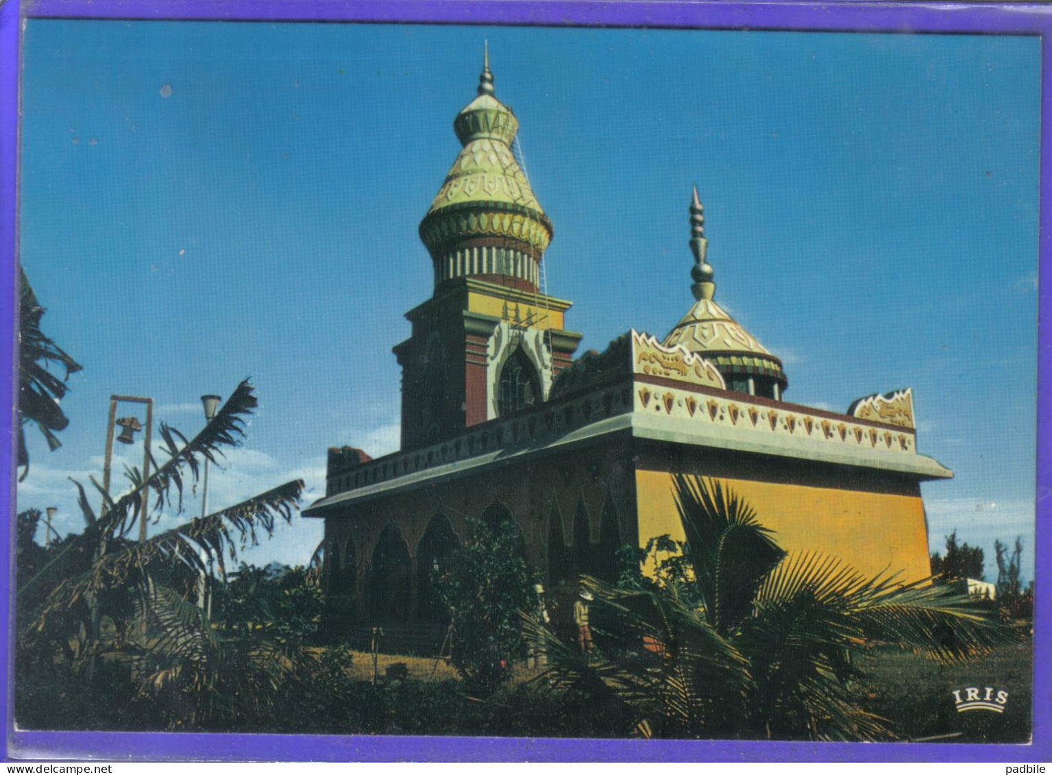 Carte Postale Île De La Réunion  Saint Pierre  Temple Malabar   Très Beau Plan - Saint Pierre