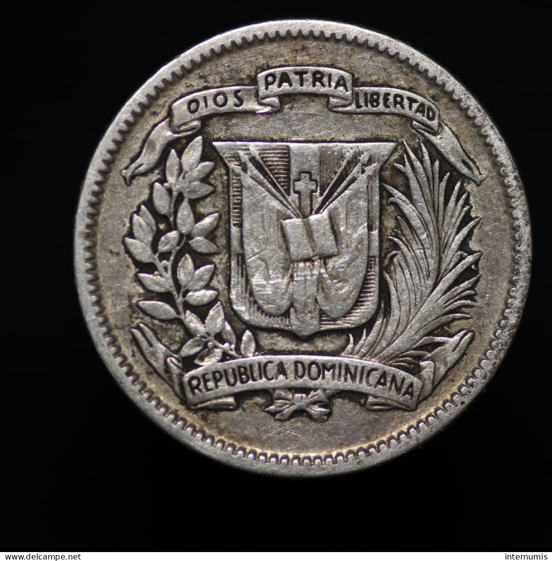 République Dominicaine / Dominican Republic, 10 Centavos, 1942, Argent (Silver), TB+ (VF), KM#19 - Dominicaanse Republiek