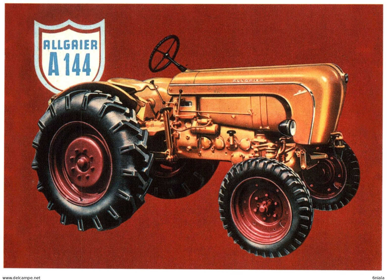 12565 ALLGAIER A144   TRACTEURS  Tracteur Matériel Agricole N° 118  éditions Centenaire .  (2 Scans) - Tractors