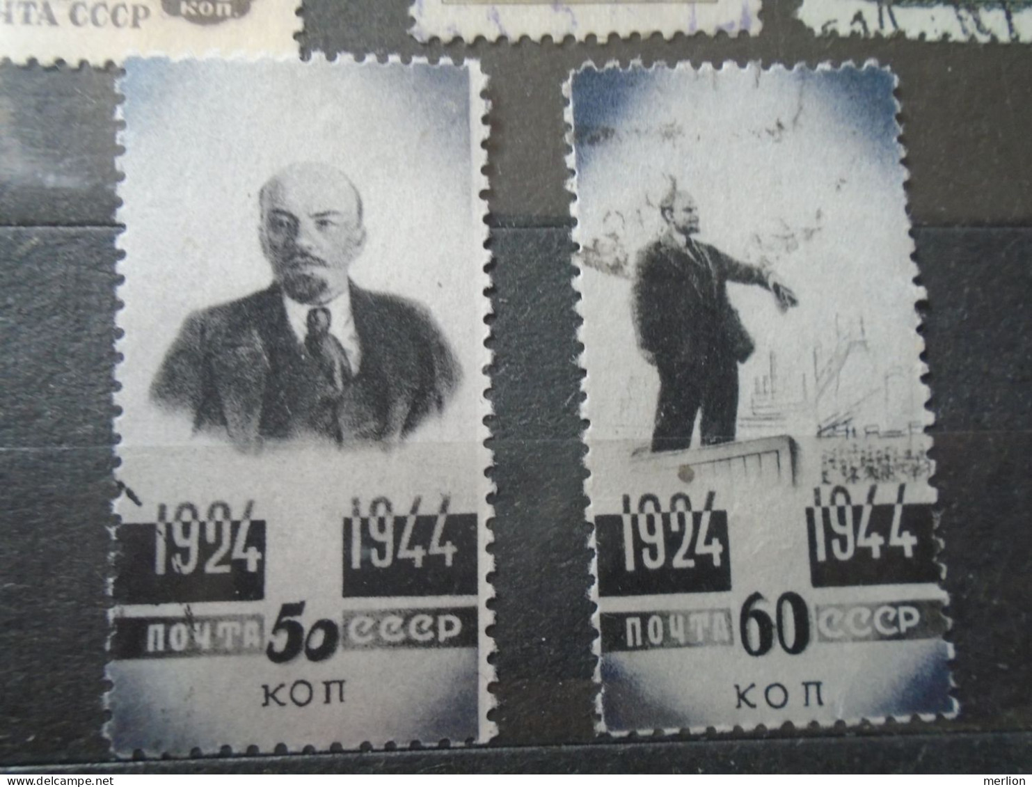 W519.68  Old Used Stamps (9 Pcs) Russia URSS  V.I. LENIN  1944-1950's - Lénine