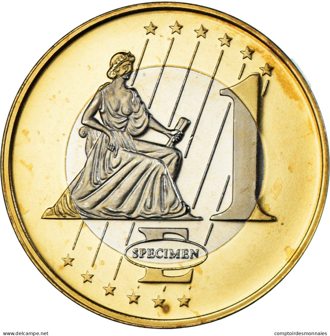 Malte, Euro, 2003, Unofficial Private Coin, FDC, Bimétallique - Malta