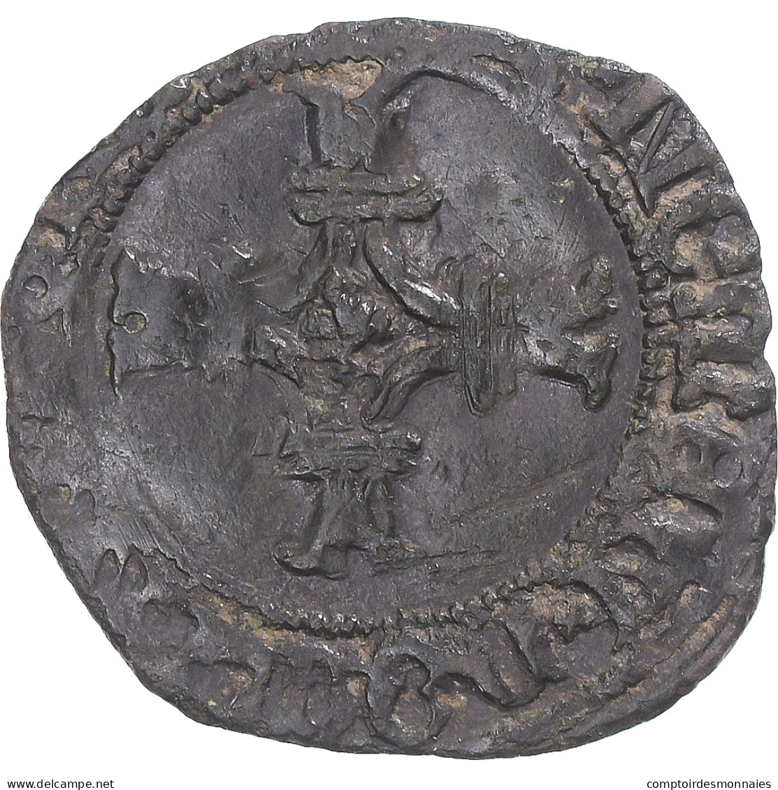 Monnaie, Belgique, Charles Quint, 1/4 Gros, 1507-1520, Anvers, TB+, Billon - Andere & Zonder Classificatie