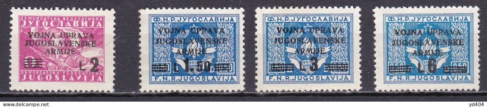 IT505 – ITALY – ISTRIA – 1947 – YOUGOSLAVIAN OCC. LOT – CV 4 € - Ocu. Yugoslava: Istria