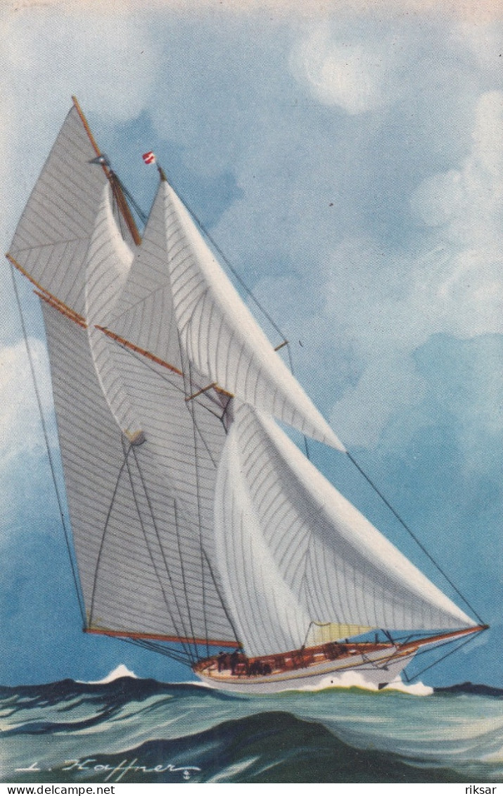 ILLUSTRATEUR(HAFFNER) BATEAU A VOILE - Haffner