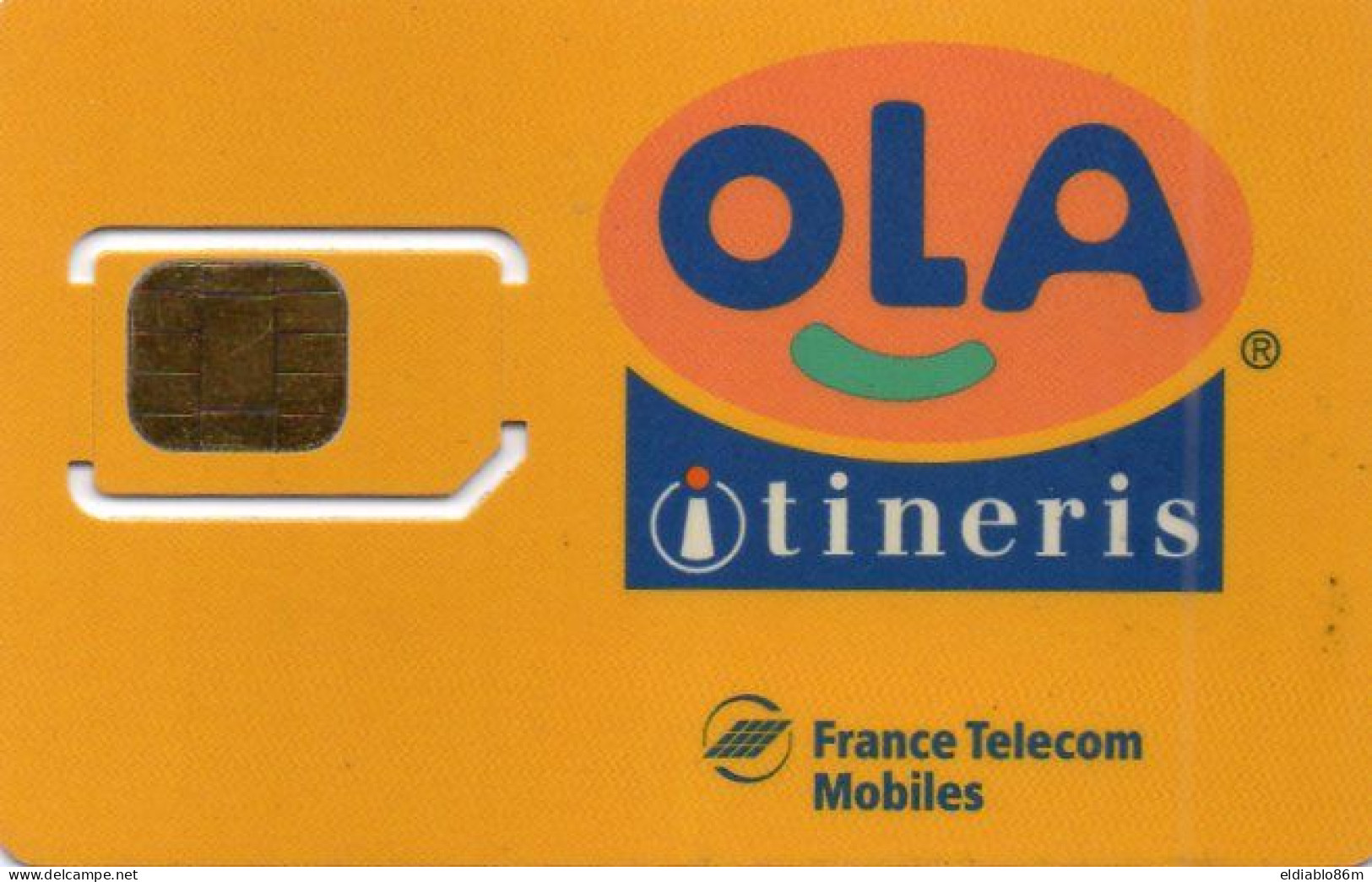 FRANCE - GSM CARD - FRANCE TELECOM MOBILES - OLA ITINERIS - STK V2 - MINT - Mobicartes (GSM/SIM)