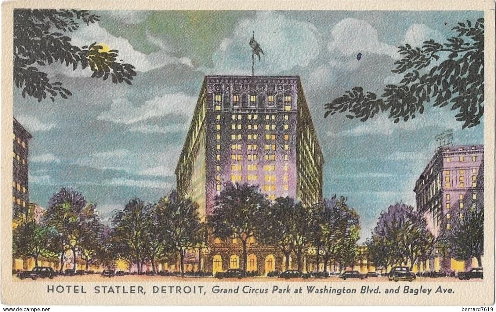 Etats Unis  -  Detroit -  Hotel  Statler - Detroit