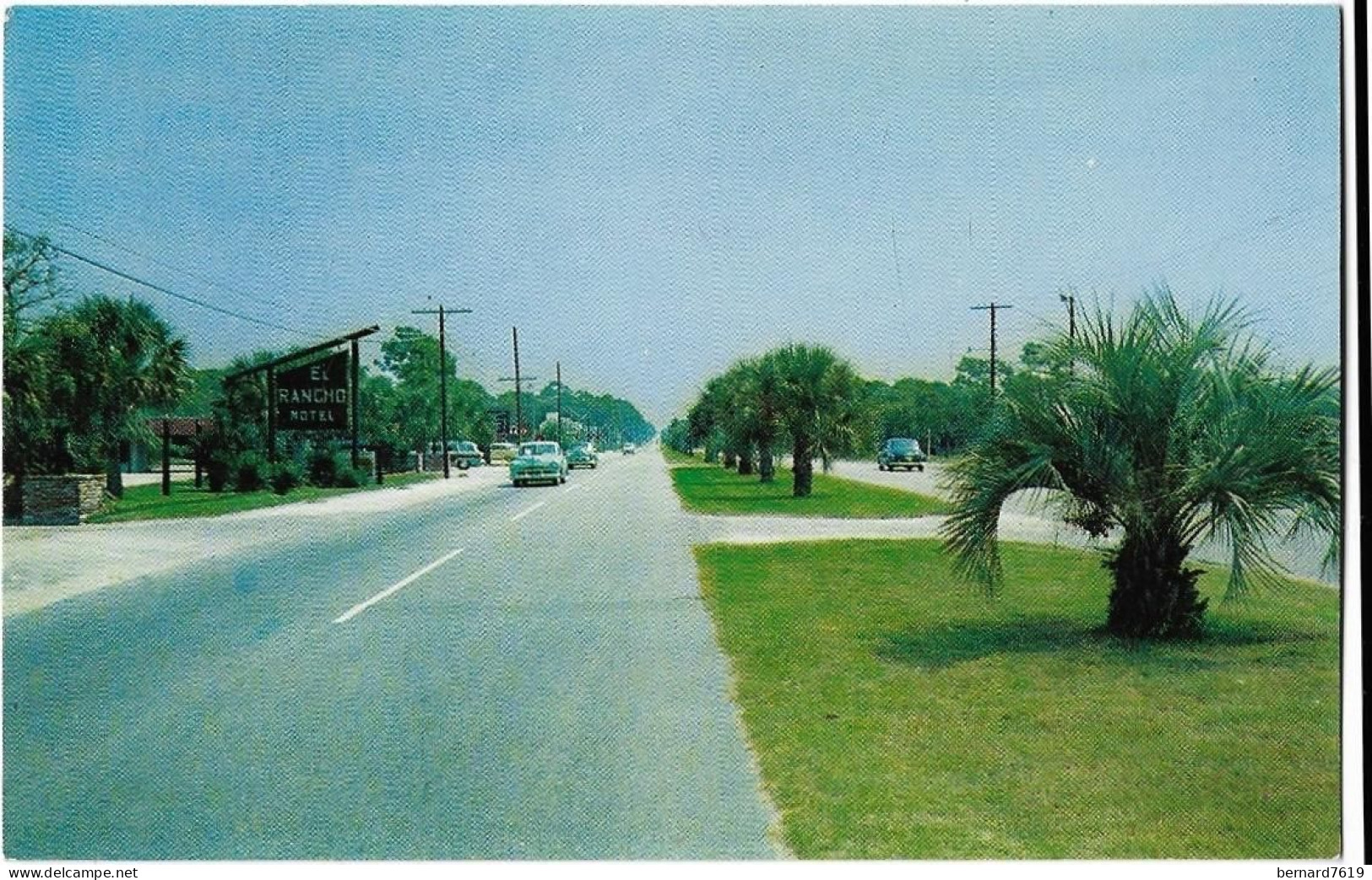 Etats Unis -  Myrtle  Beatch  - South Carolina -  Palms Line Tke King's Higway  In Myrtle Beach - Myrtle Beach