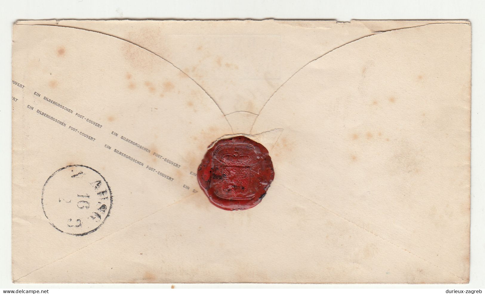 Preussen Postal Stationery Letter Cover Posted 1865 Rauden To Poppelau B230510 - Ganzsachen