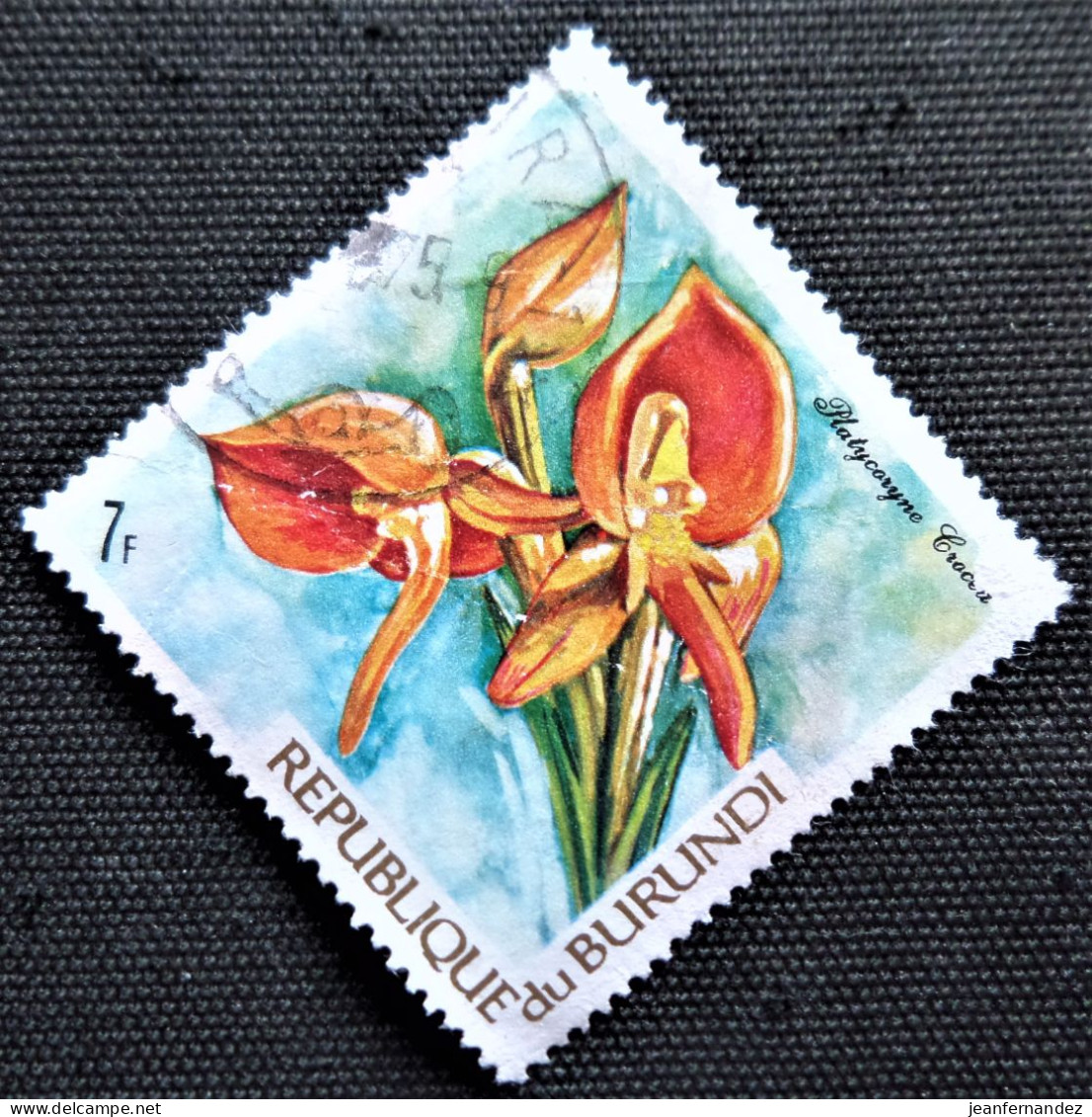 Burundi  1972 Orchid Stampworld N° 898 - Oblitérés