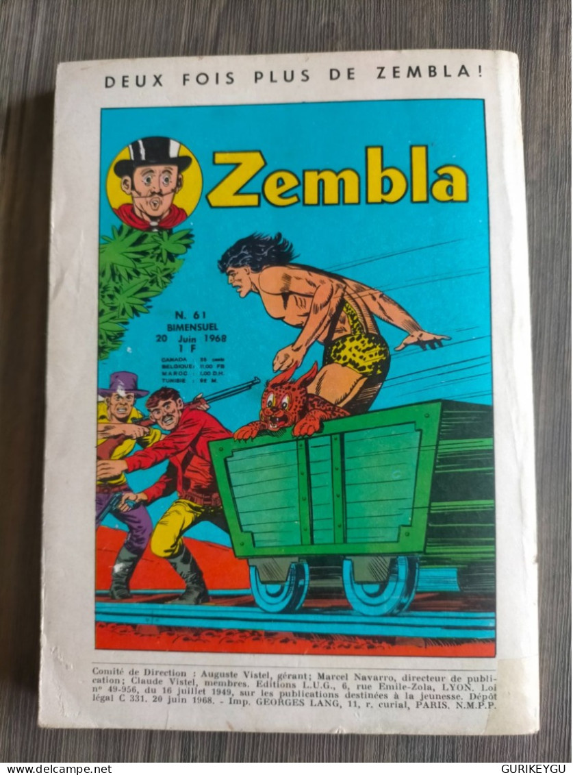 Bd Spécial ZEMBLA  N° 17 LUG  20/06/1968 - Lug & Semic