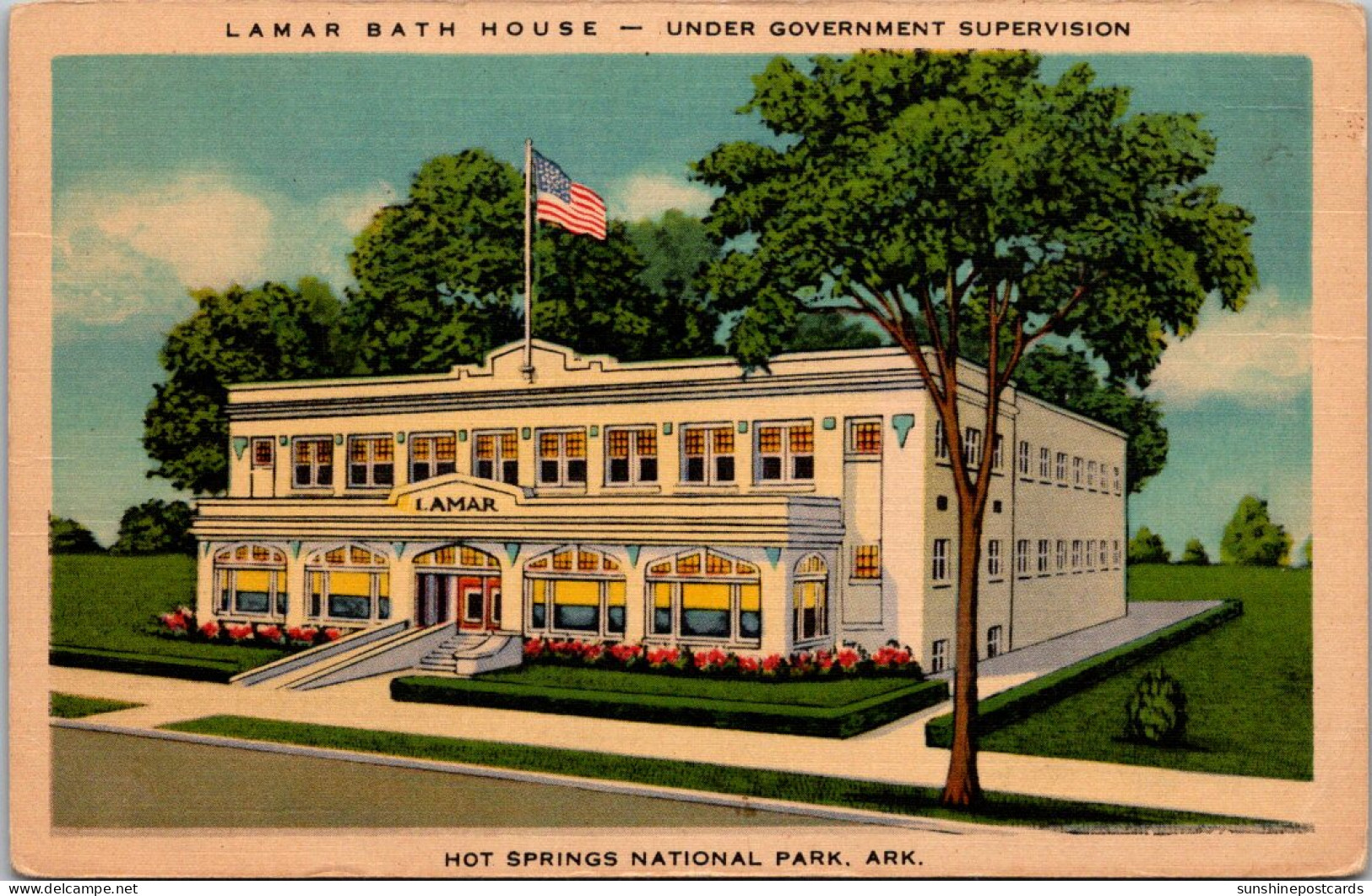 Arkansas Hot Springs The Lamar Bath House  - Hot Springs