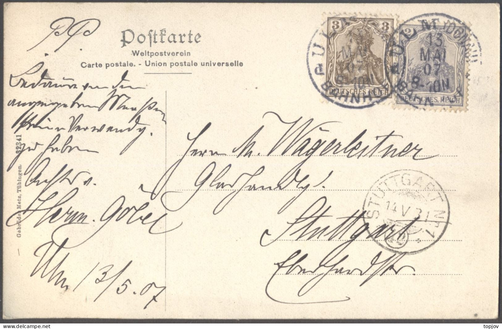 GERMANY - ULM - 1907 - Neu-Ulm