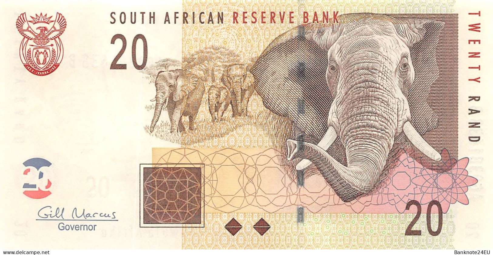 South Africa 20 Rand 2009 Unc - South Africa