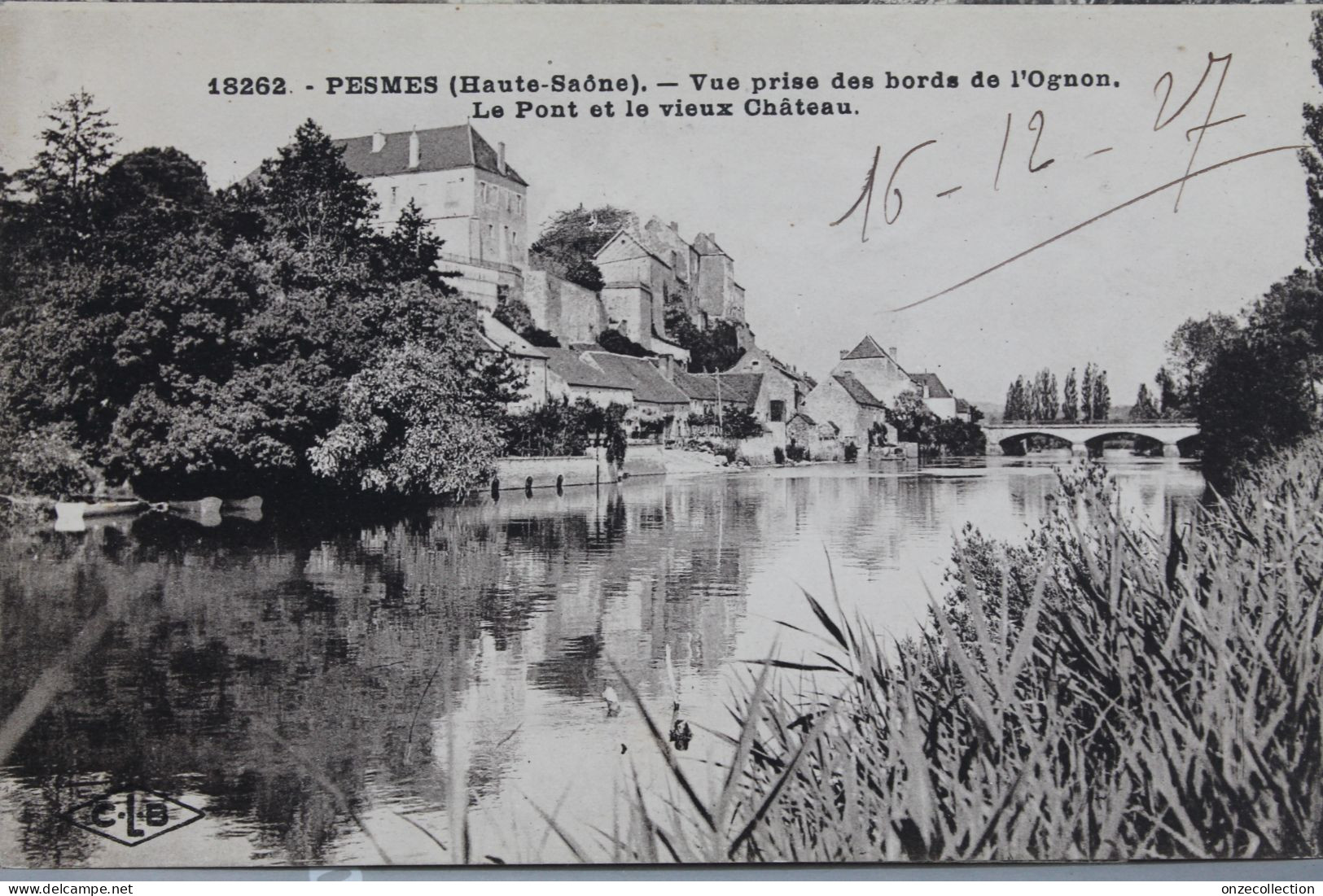 PESMES   -      PONT  ET  VIEUX  CHATEAU       -            1927 - Pesmes