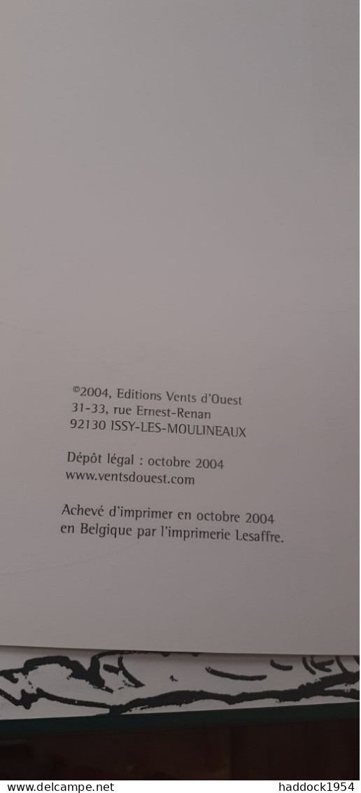 Destins Tome 6 PETER PAN LOISEL éditions Vent D'ouest 2004 - Peter Pan