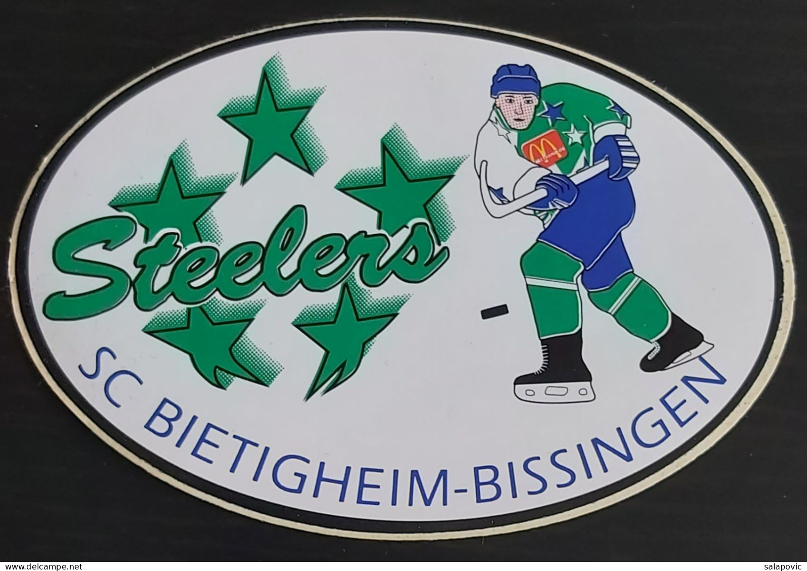 SC Bietigheim-Bissingen Steelers E.V. Germany Ice Hockey Club, Sticker  Label - Invierno