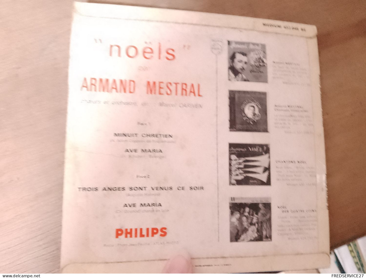 107 //  ARMAND MESTRAL / NOELS / MINUIT CHRETIEN / AVE MARIA - Chants De Noel