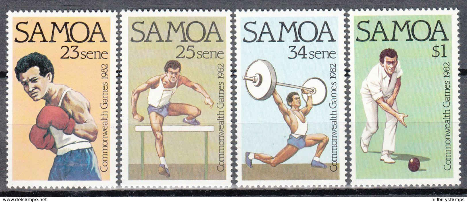 SAMOA   SCOTT NO 579-82  MNH  YEAR  1982 - Samoa Américaine