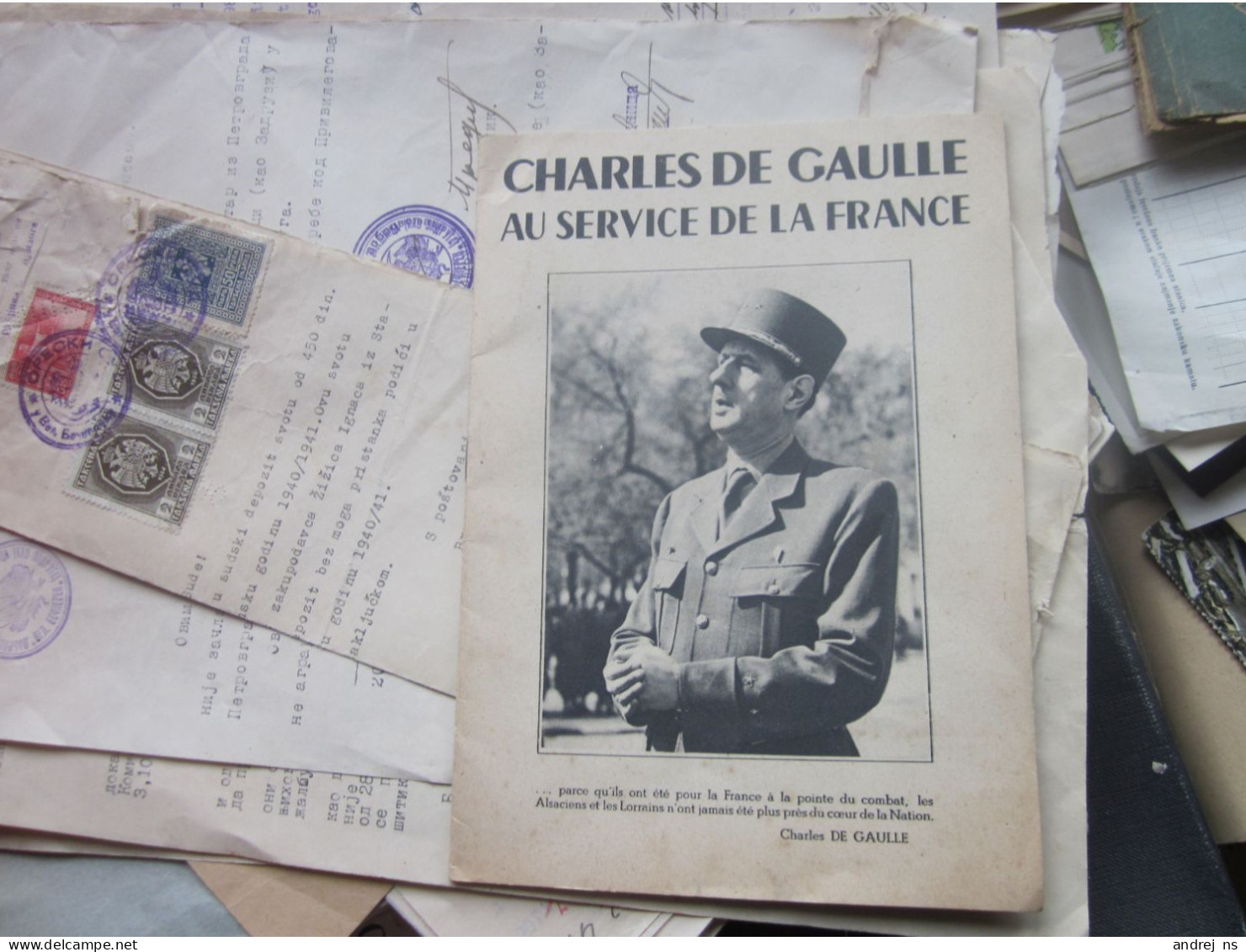 WW2 CHARLES DE GAULLE AU SERVICE DE LA FRANCE - France