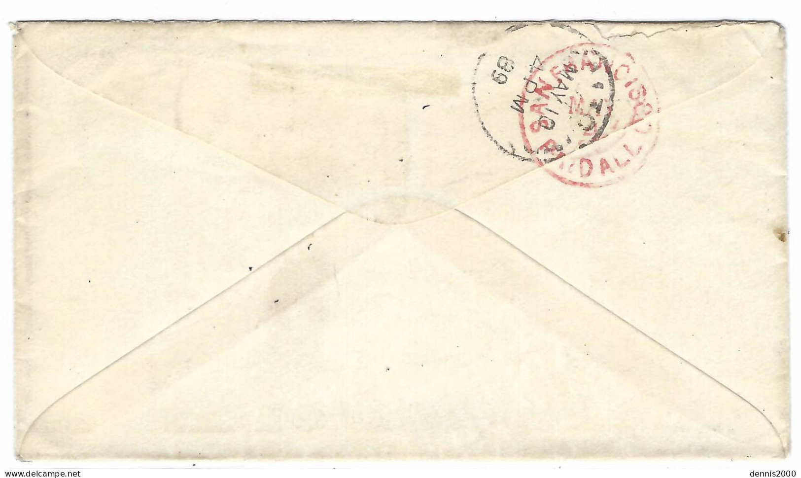 1889 - Enveloppe Affr. Col.gen.  25 C N°54 Oblit. Cad Mixte   PAPEETE / TAITI  Pour Baltimore ( U S A ) - Covers & Documents